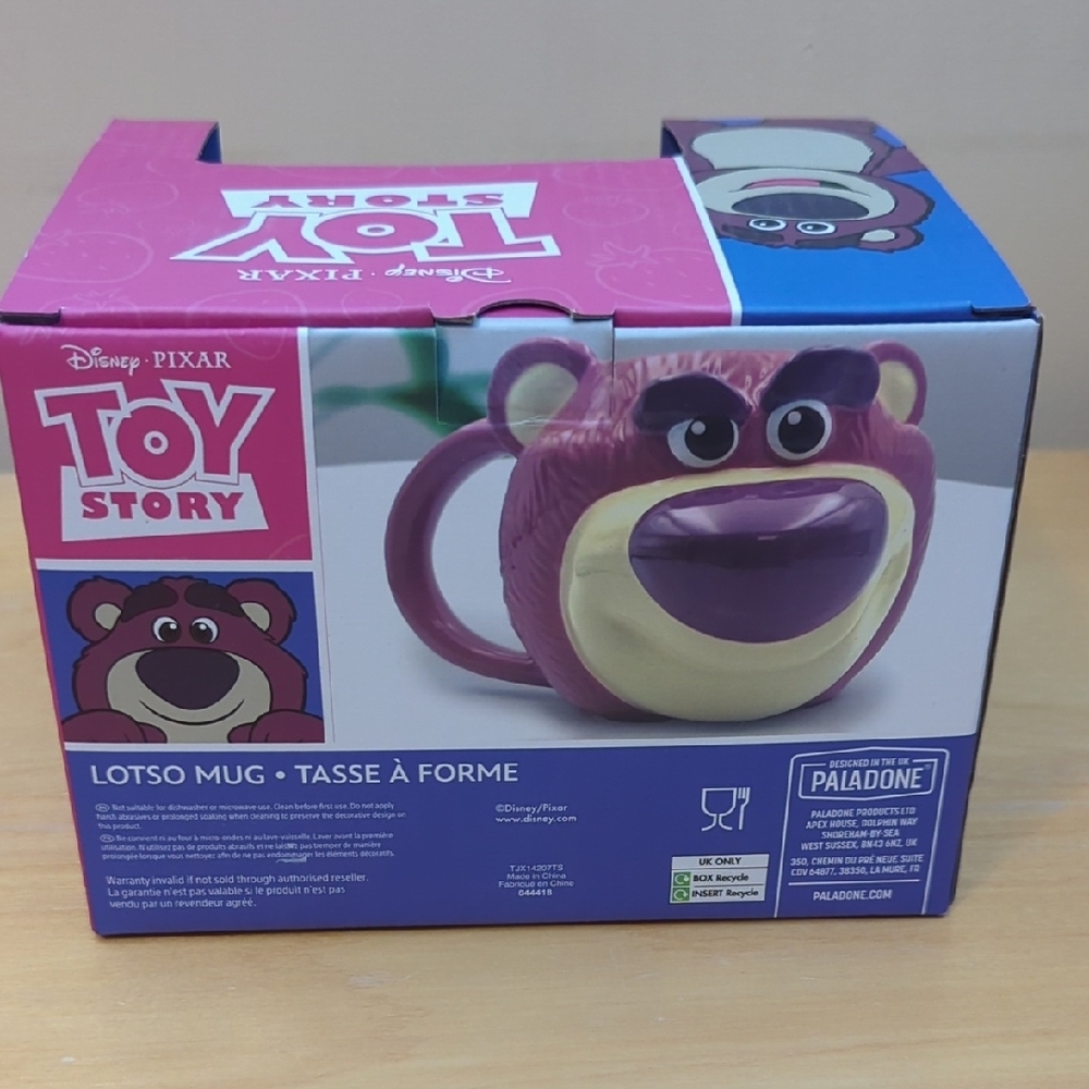 Disney Toy Story Lotso 680ml (22 fl oz) Character Mug Brand New - Picture 6 of 8
